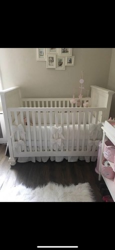Solid wooden cotbed with - solid,