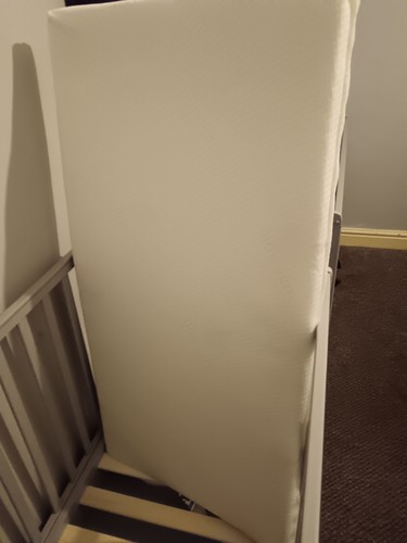 Cot bed with mattress - with,