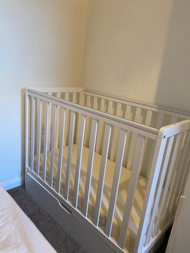 White wooden nursery - white,