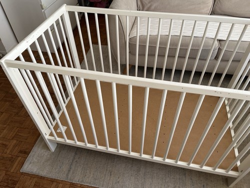 Cot bed white - cot,