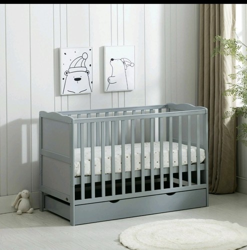 Wooden baby cot bed - cot, &