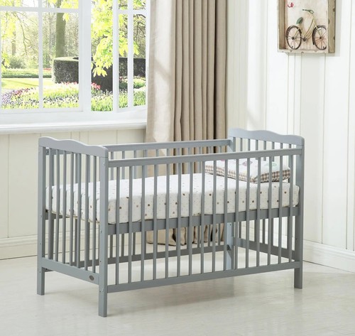 Wooden baby cot bed - wooden, &
