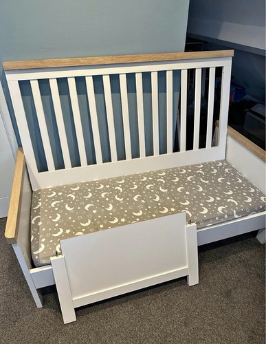 Mothercare cot bed - bed, with