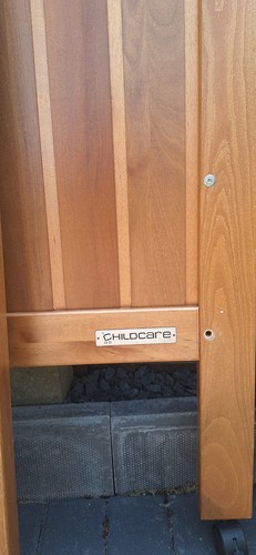 Wooden baby cot - wooden, bed