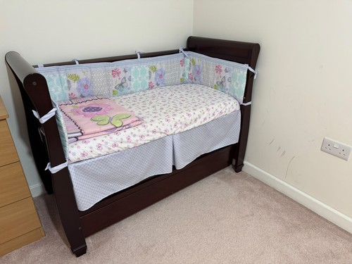 Wooden cot bed toddler - bed,