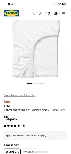 Ikea gulliver cot white - ikea,