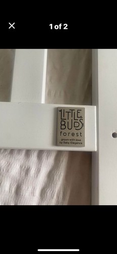 White baby cot bed - baby, &