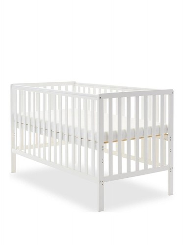 Bantam cot bed white baby - cot,