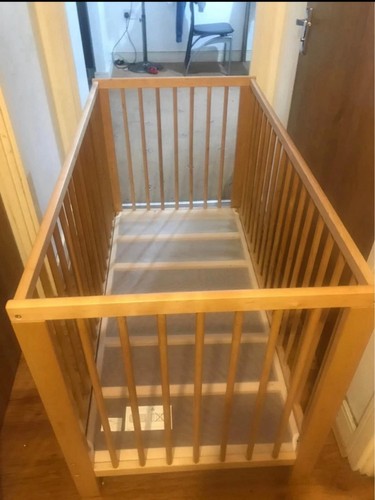 Adjustable wooden cot - wooden, for