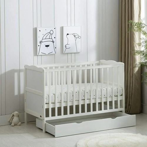 Wooden baby cot - wooden,