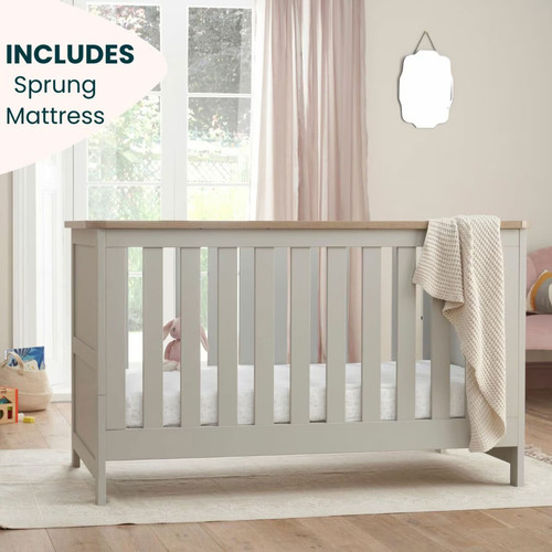 Verona cot bed with sprung - verona,