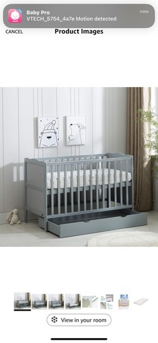 Wooden baby cot bed - baby,