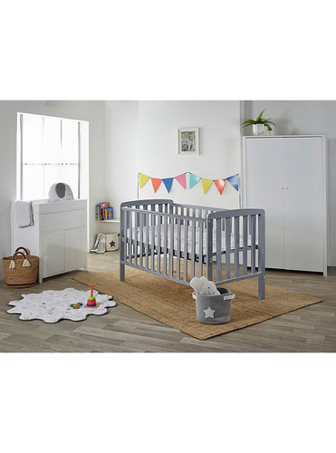 Rafferty grey wooden - grey, cot