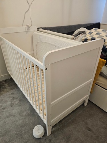 Cot bed with mattress - bed,