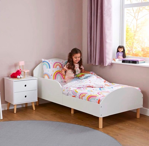 White wooden children - white, children’s