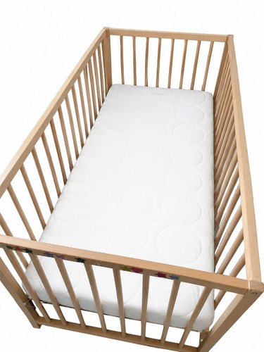 Wooden baby cotbed with - wooden,